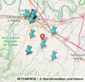 Mappa Via Monte Rosa, 29027 San Polo PC, Italia (7.65467)