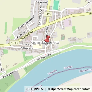 Mappa Via Roma, 98, 45030 Guarda Veneta, Rovigo (Veneto)