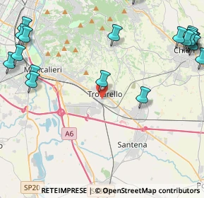 Mappa 10028 Trofarello TO, Italia (6.4995)