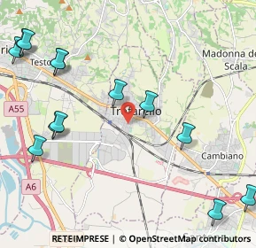 Mappa 10028 Trofarello TO, Italia (2.89929)