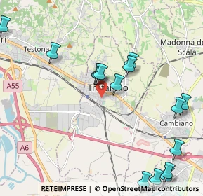 Mappa 10028 Trofarello TO, Italia (2.69765)