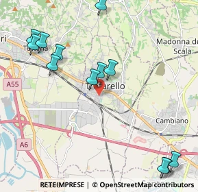 Mappa 10028 Trofarello TO, Italia (2.54417)