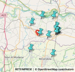 Mappa 46020 San Giacomo delle Segnate MN, Italia (7.02846)