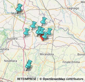 Mappa 46020 San Giacomo delle Segnate MN, Italia (12.50846)