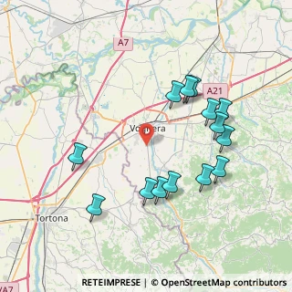 Mappa Via Giovanni Segantini, 27058 Voghera PV, Italia (7.955)