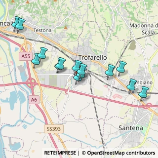 Mappa Via Molino della Splua, 10028 Moncalieri TO, Italia (1.92571)