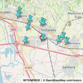 Mappa Via Molino della Splua, 10028 Moncalieri TO, Italia (2.06455)