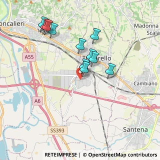 Mappa Strada del Rondello, 10028 Trofarello TO, Italia (1.78091)