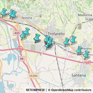 Mappa Strada del Rondello, 10028 Trofarello TO, Italia (2.11)