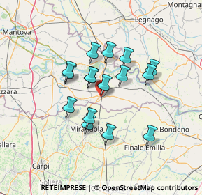 Mappa Via Carnevale, 46025 Poggio Rusco MN, Italia (10.91313)