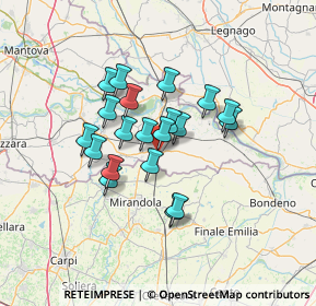 Mappa Via Carnevale, 46025 Poggio Rusco MN, Italia (10.3425)