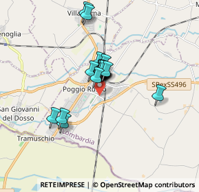 Mappa Via Carnevale, 46025 Poggio Rusco MN, Italia (1.1455)