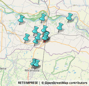 Mappa Via Carnevale, 46025 Poggio Rusco MN, Italia (5.73118)