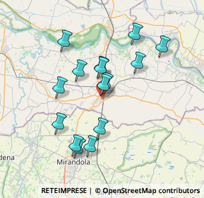 Mappa Via Carnevale, 46025 Poggio Rusco MN, Italia (6.636)