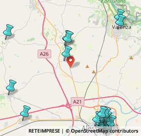 Mappa Località Vallechiara, 15040 Castelletto Monferrato AL, Italia (6.7535)