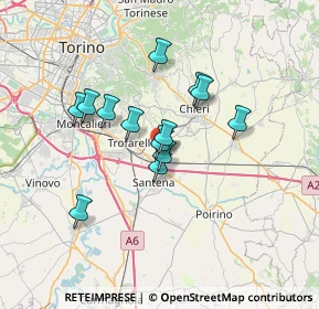 Mappa Via Società Operaia, 10020 Cambiano TO, Italia (5.37)