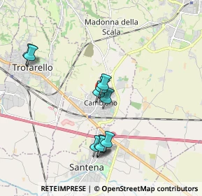 Mappa Via Società Operaia, 10020 Cambiano TO, Italia (1.69)
