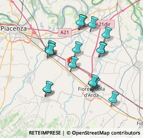 Mappa SP Chiusa, 29010 Cadeo PC, Italia (6.85611)