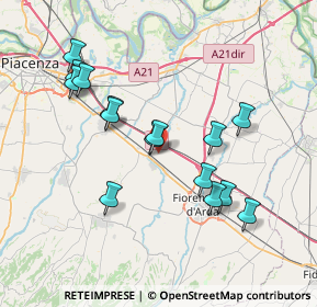 Mappa SP Chiusa, 29010 Cadeo PC, Italia (7.32467)