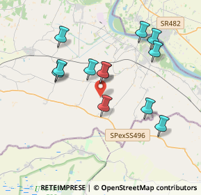 Mappa Via Alfieri Vittorio, 46028 Sermide MN, Italia (3.51333)