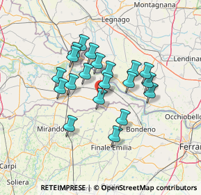 Mappa Via Alfieri Vittorio, 46028 Sermide MN, Italia (10.9325)