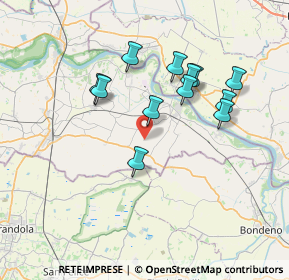 Mappa Via Alfieri Vittorio, 46028 Sermide MN, Italia (6.52333)