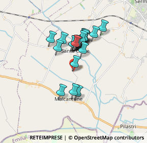 Mappa Via Alfieri Vittorio, 46028 Sermide MN, Italia (1.32273)