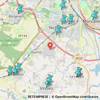 Mappa Via Aspromonte, 10042 Nichelino TO, Italia (3.32077)