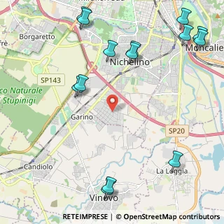 Mappa Via Aspromonte, 10042 Nichelino TO, Italia (2.97429)