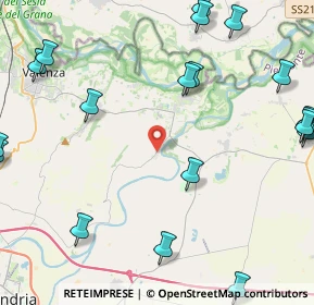 Mappa Via Bassignana, 15040 Rivarone AL, Italia (6.322)