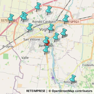 Mappa Via Antonio Canova, 27058 Voghera PV, Italia (2.29286)
