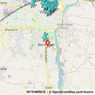 Mappa Via Antonio Canova, 27058 Voghera PV, Italia (1.643)