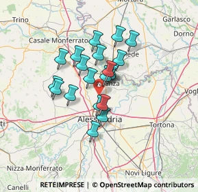 Mappa Via Quattremola, 15122 Alessandria AL, Italia (10.033)