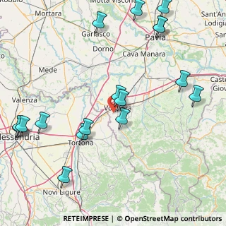 Mappa Via Ludovico Ariosto, 27058 Voghera PV, Italia (21.34353)