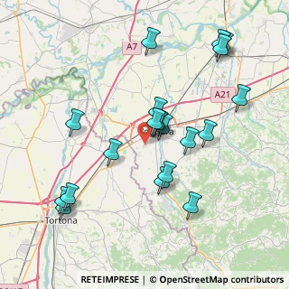 Mappa Str. Valle, 27058 Voghera PV, Italia (7.92)