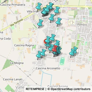 Mappa Via Ludovico Ariosto, 27058 Voghera PV, Italia (0.46296)