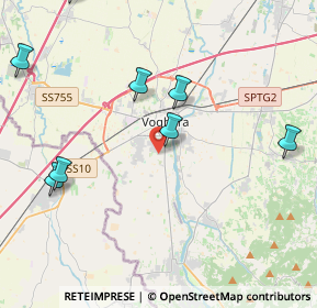 Mappa Via Paolo Veronese, 27058 Voghera PV, Italia (6.06)