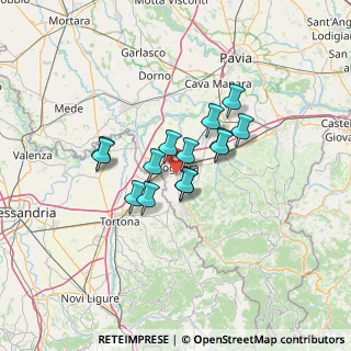 Mappa Via Paolo Veronese, 27058 Voghera PV, Italia (9.14143)