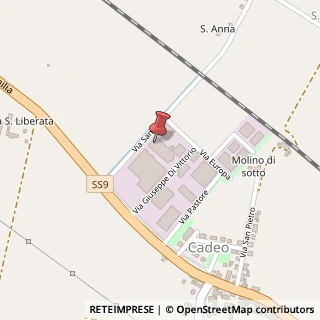 Mappa Strada Sant'Anna, 8, 29010 Cadeo, Piacenza (Emilia Romagna)