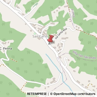 Mappa Via Montechiaro, 20, 14020 Villa San secondo AT, Italia, 14020 Villa San Secondo, Asti (Piemonte)