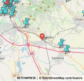 Mappa Via della Croce Rossa, 10028 Trofarello TO, Italia (8.074)