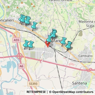 Mappa Via della Croce Rossa, 10028 Trofarello TO, Italia (1.82857)
