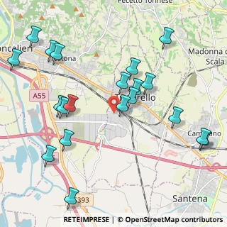 Mappa Via della Croce Rossa, 10028 Trofarello TO, Italia (2.392)