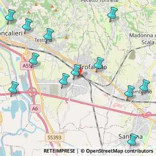 Mappa Via della Croce Rossa, 10028 Trofarello TO, Italia (2.94333)