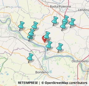 Mappa 45030 Salara RO, Italia (6.53667)