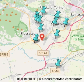 Mappa Regione Duis, 10045 Piossasco TO, Italia (3.4225)