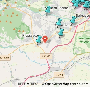 Mappa Regione Duis, 10045 Piossasco TO, Italia (7.36294)