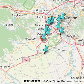 Mappa Via Raffaello Sanzio, 10040 Volvera TO, Italia (6.51364)