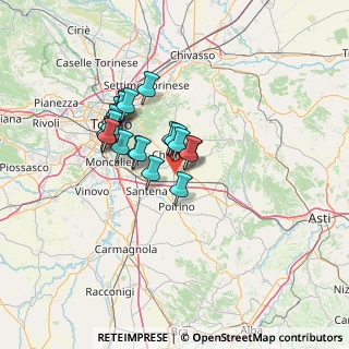 Mappa Via Fratelli Bandiera, 10023 Cadoneghe PD, Italia (10.232)