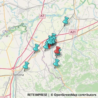 Mappa Via Ugo la Malfa, 27058 Voghera PV, Italia (3.96385)